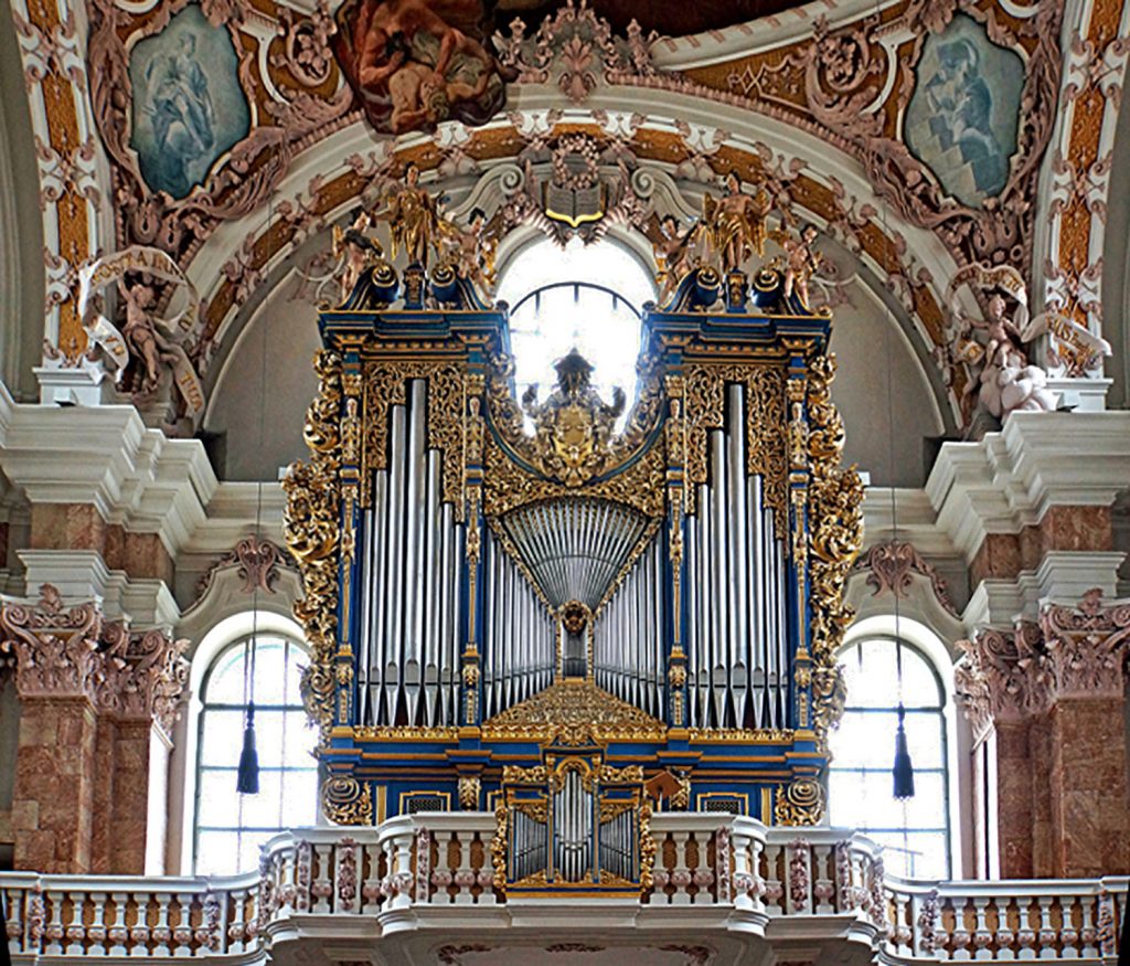 The Organ at Innsbruck Cathedral by Dennis Jarvis edited